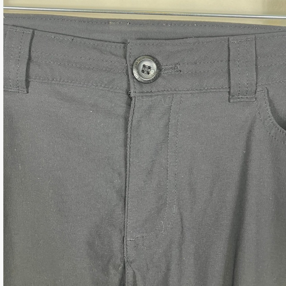 Eddie Bauer Waterproof Ranier Active Capris Cargo Hiking Women's Charcoal Size 4 - Picture 5 of 8